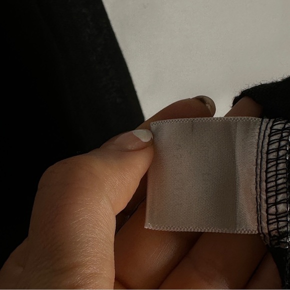 Kleen 100% Linen Peplum Blouse Boho Lagenlook Black Size L Bell Sleeves - Picture 6 of 8